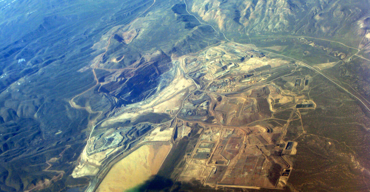 Newmont Gold Quarry mine outside Carlin Nevada