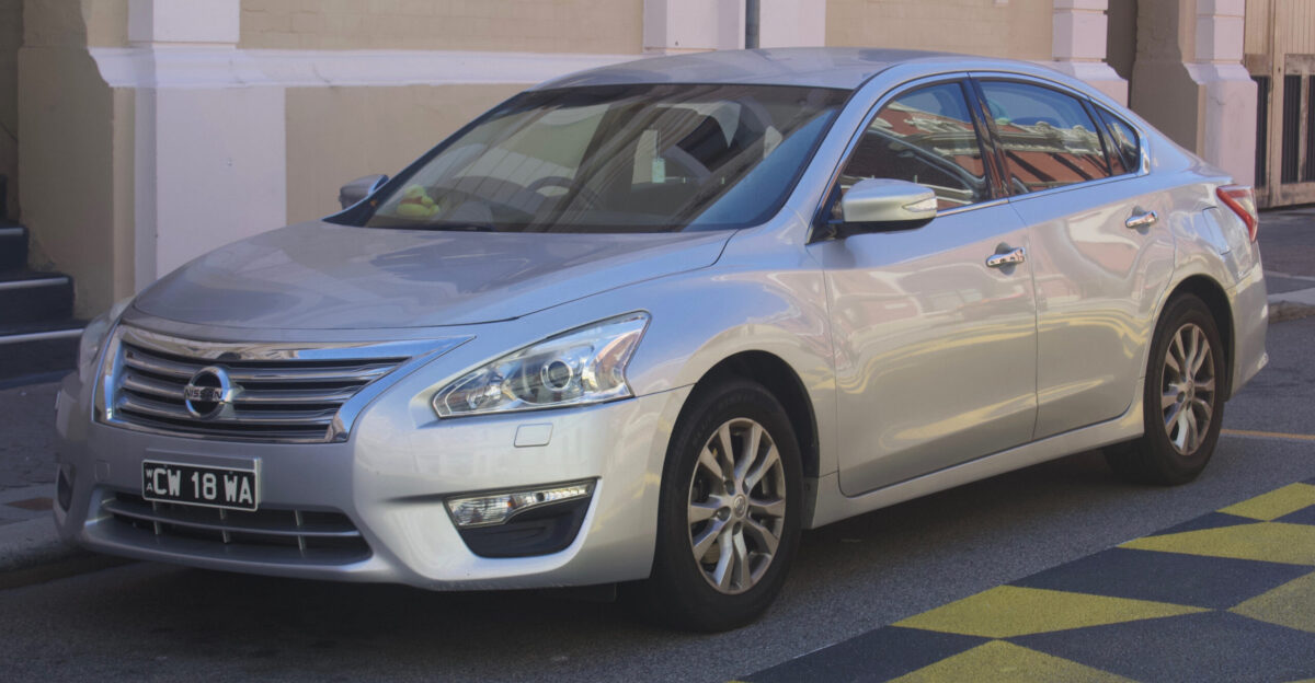 2015 Nissan Altima L33 ST sedan Photographed in Fremantle Western Australia Australia