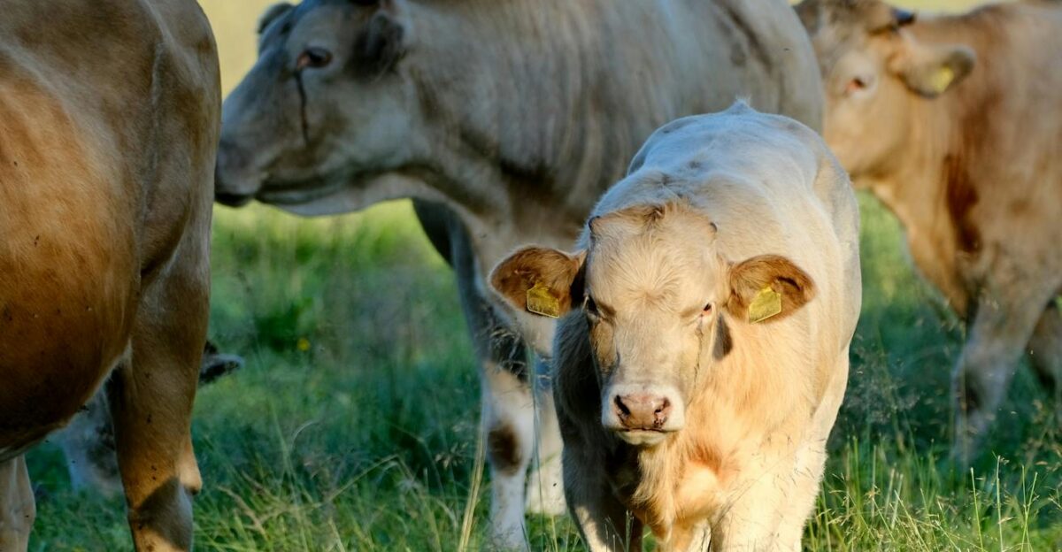 cows grazing