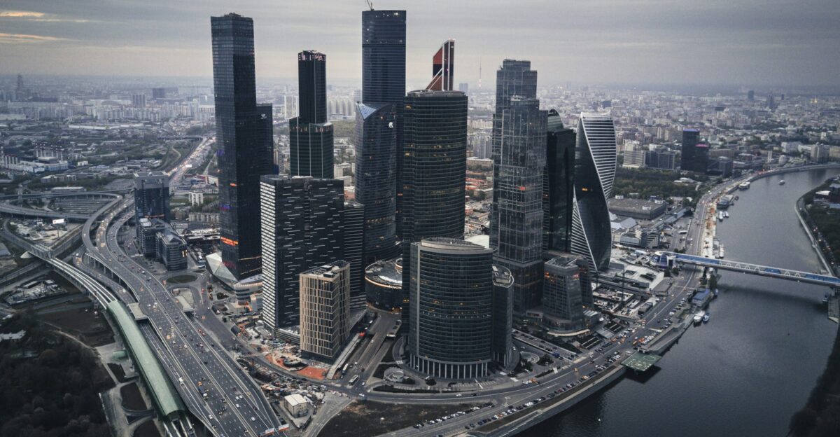 aerial photo of city