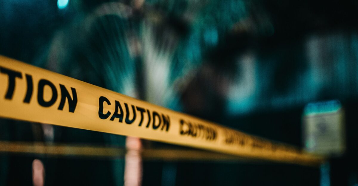 yellow police tape