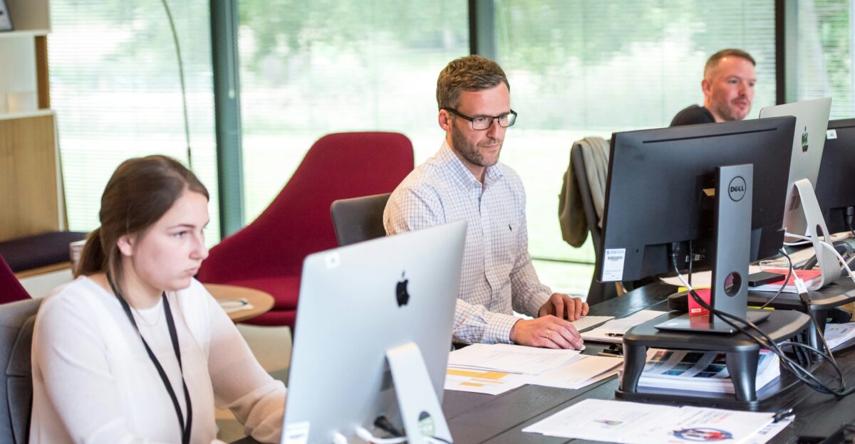 man sitting in front of table