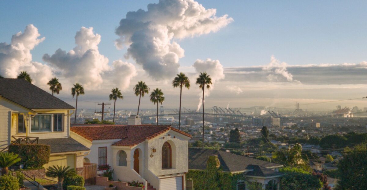 white and brown houses under blue sky