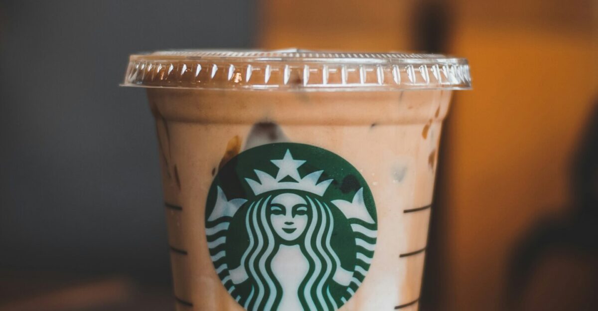 white and brown starbucks cup