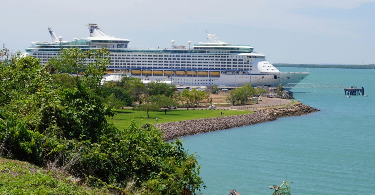 white cruise ship on sea during daytime