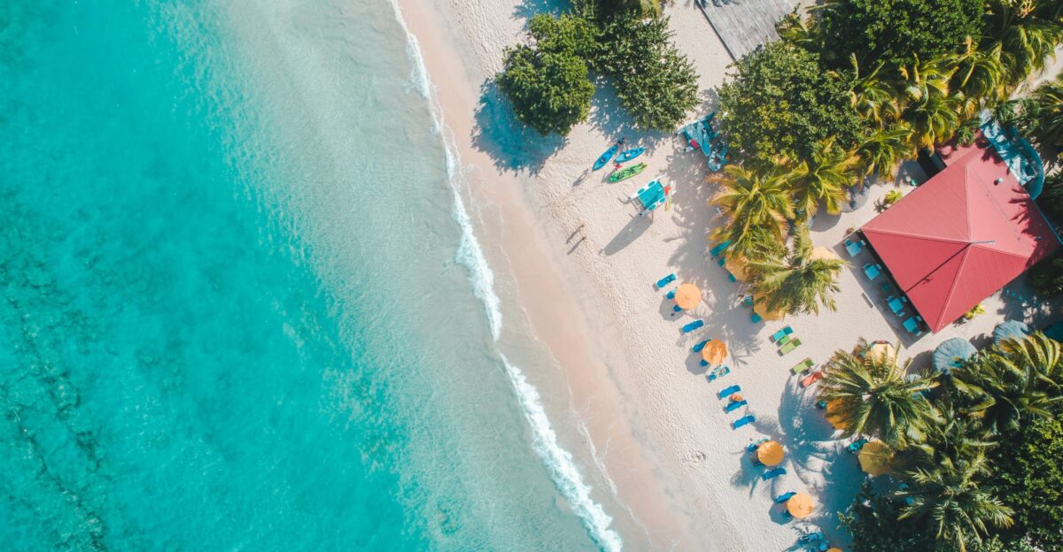 aerial view of beach during daytime
