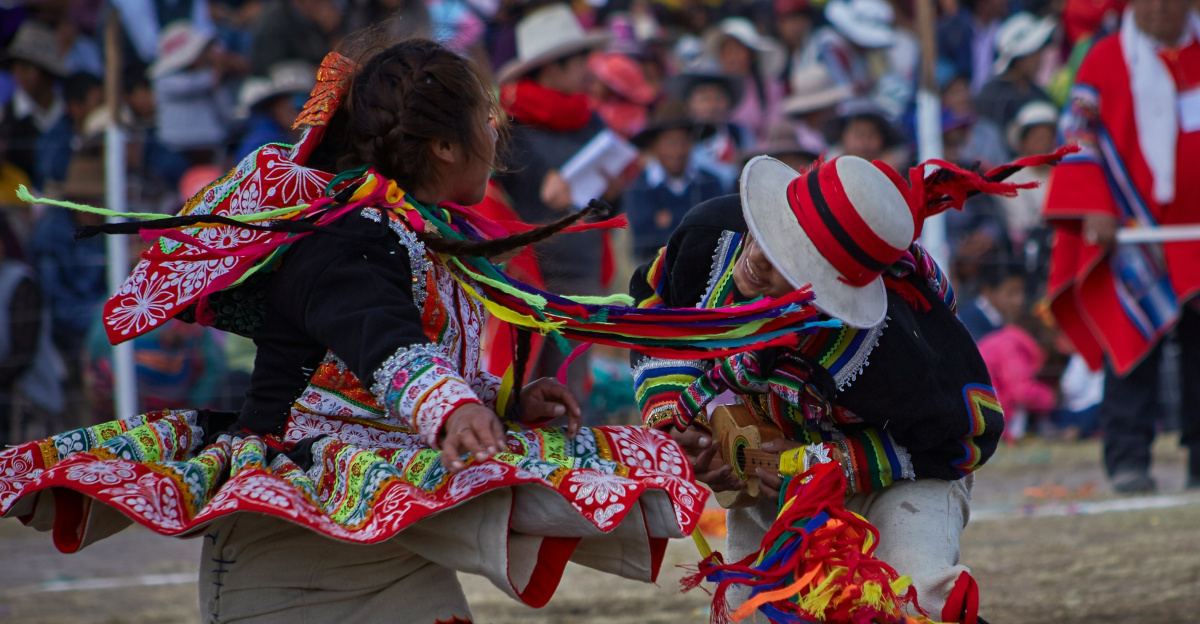 a group of people dancing