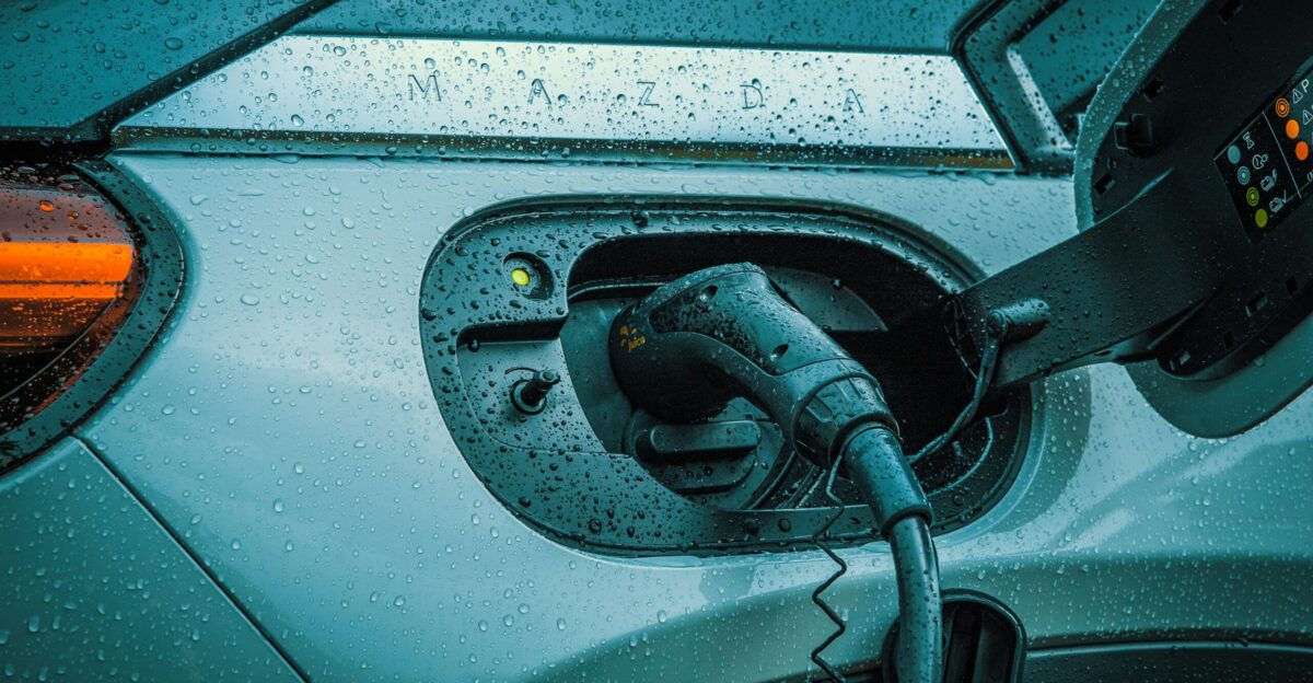 a close up of a car s fuel pump