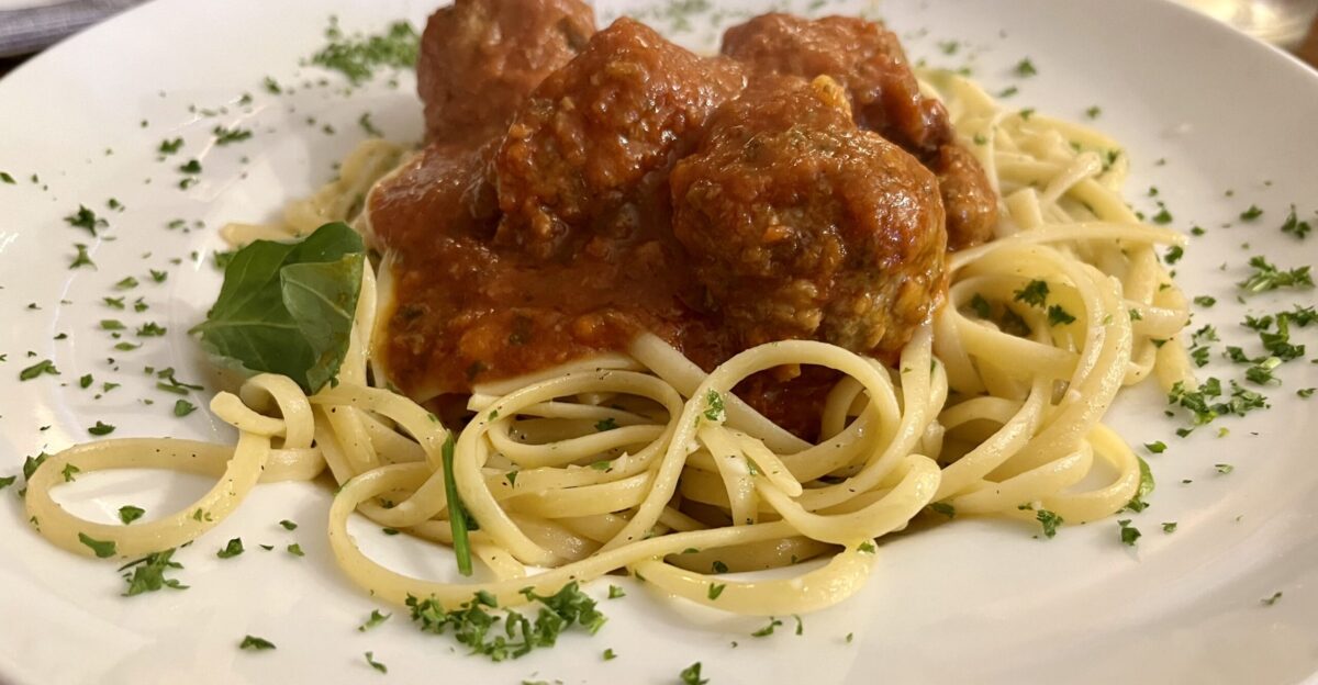 Polpettes et linguini Pasta Pizza Lyon mars 2023