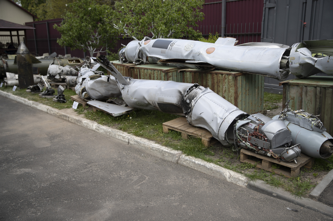 Remains of Russian missiles and drones launched into Ukraine in Kyiv Scientific Research Institute of Forensic Expertise