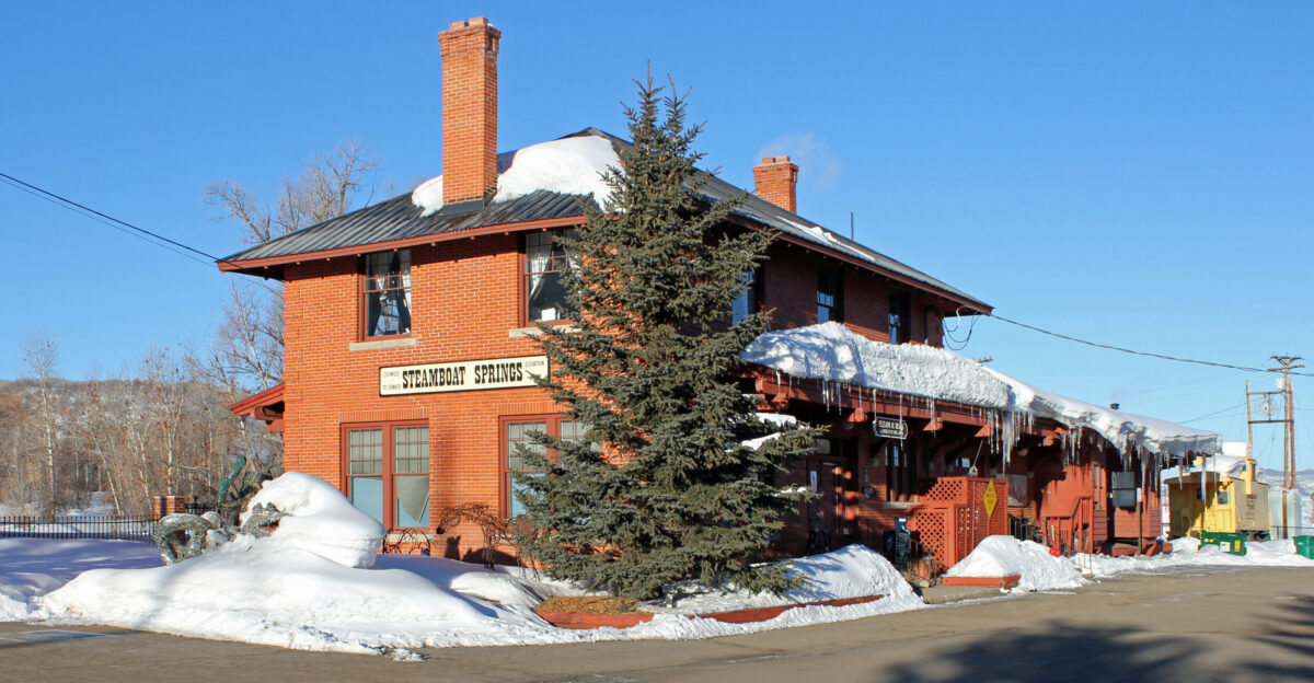 The Steamboat Springs Depot located at 39265 Routt County Road 33B in Steamboat Springs Colorado