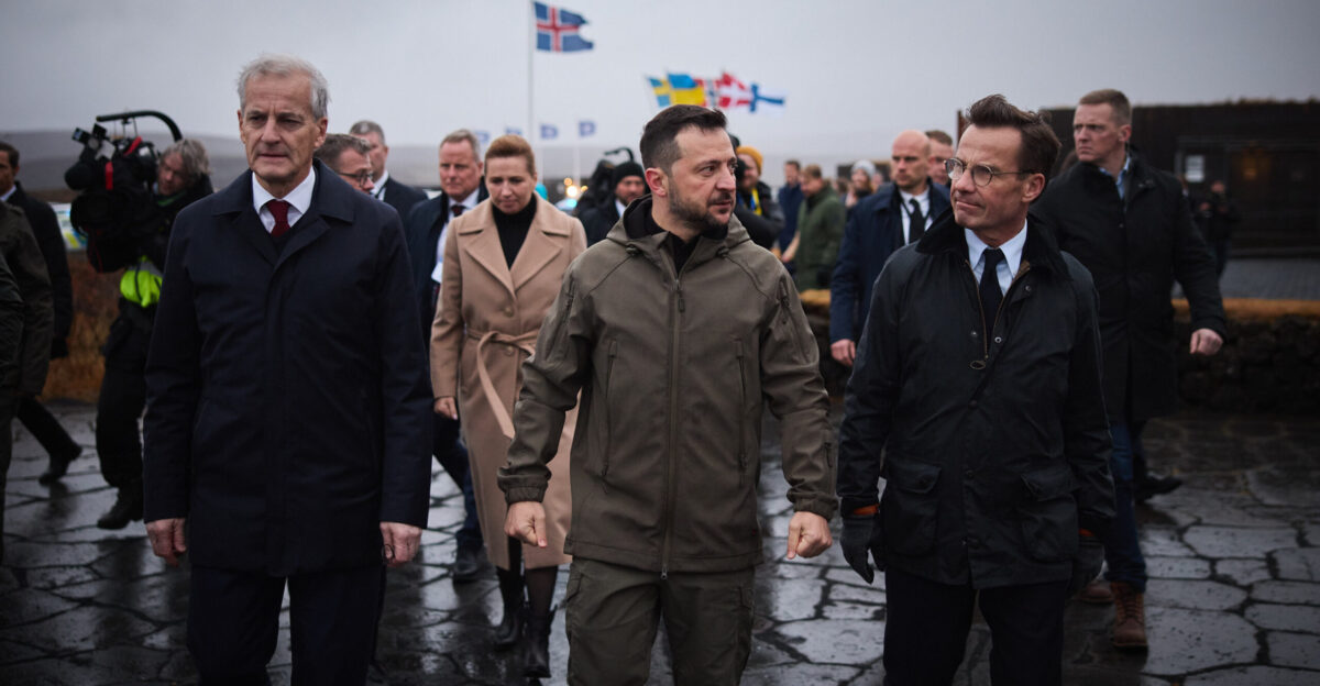 Today we have the chance to win in Eastern Europe so that we do not have to fight later on the northern or other eastern fronts in the South or in African nations President of Ukraine Volodymyr Zelenskyy said this in Reykjavik during his speech at the Ukraine-Nordic Summit The President expressed gratitude to Iceland Sweden Denmark Finland and Norway for their military aid packages and support for Ukrainian defense production The President called for joining in equipping the brigades increasing investments in the production of weapons in Ukraine including long-range missiles drones and electronic warfare systems and purchasing artillery ammunition for Ukrainian warriors from third countries as well as taking action against the Russian shadow fleet We see Putin is ramping up his arms production and rogue regimes like Pyongyang are aiding him Next year as we understand Putin aims to match the EU s production of munitions We can only prevent this now Volodymyr Zelenskyy said He also emphasized the importance for Ukraine of receiving an invitation to join the North Atlantic Alliance When Ukraine receives an invitation to NATO it will become an unbreakable defensive wall against Russia s imperial ambitions Russia must end its aggressive stance and that starts with letting go of its ambitions over Ukraine the Head of State stressed All outlined points are part of the Victory Plan The President called for support for the Plan implementation of all its points and assistance in efforts with partners who remain skeptical The Ukraine-Nordic Summit in Reykjavik is the fourth such summit The third was held in May this year in Stockholm Sweden The two previous summits took place last year in Oslo Norway in December and in Helsinki Finland in May
