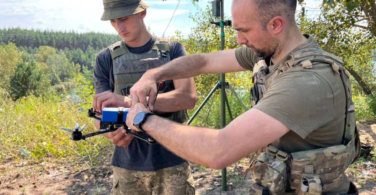 Ukrainian loitering munitions made from FPV drones
