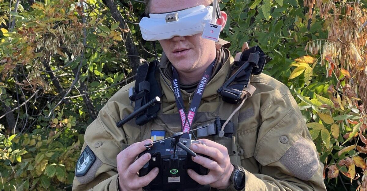 Ukrainian loitering munitions made from FPV drones