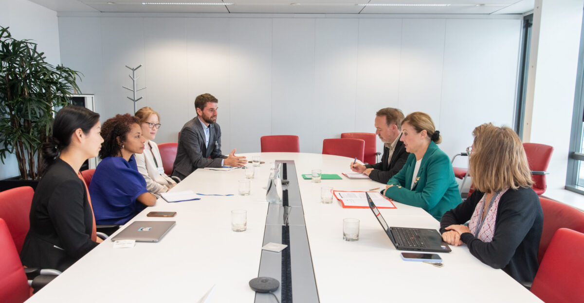 On 26 September 2023 V ra Jourov Vice-President of the European Commission in charge of Values and Transparency received Anna Makanju Vice-President of Global Affairs at OpenAI Sandro Gianella Head of European Policy Partnerships and Global Affairs at OpenAI and Jade Leung Governance Lead at OpenAI