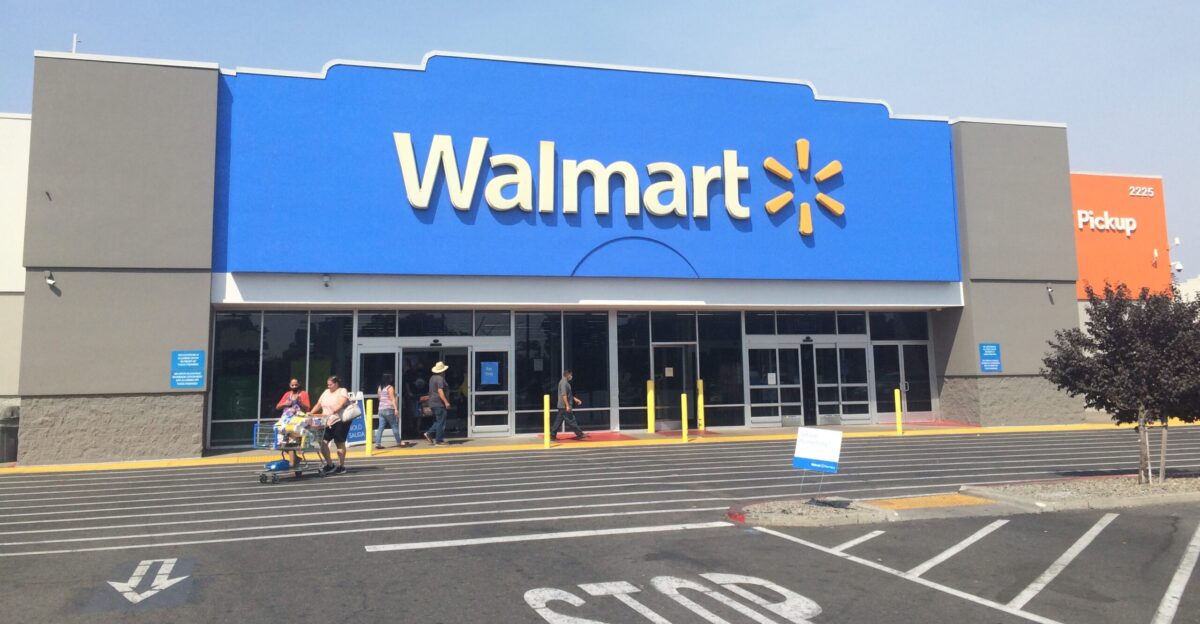 A Walmart location in Modesto California