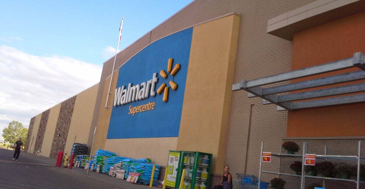 Walmart Supercentre at Capilano Mall in Edmonton Alberta in 2014