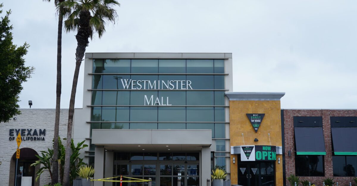Westminster mall notable shopping center in Westminster California
