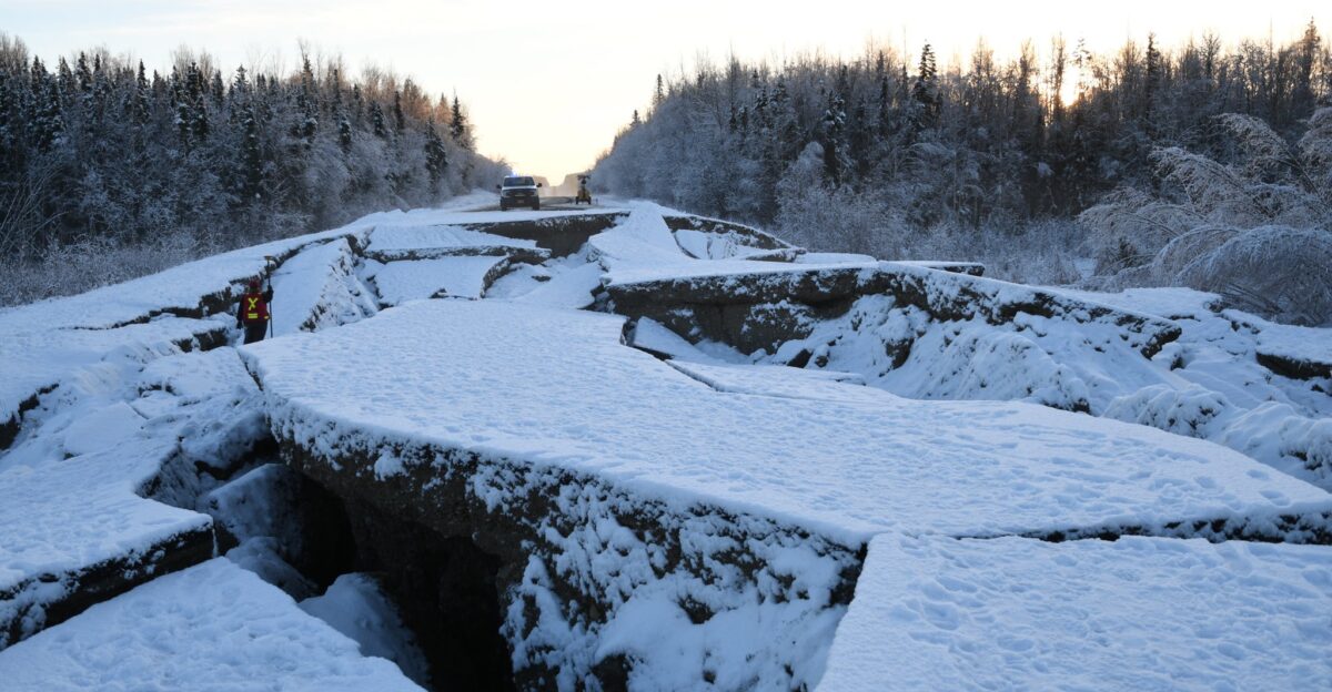 Today marks the one year anniversary of the 7 1 magnitude earthquake that struck Southcentral AK-damaging schools homes roads