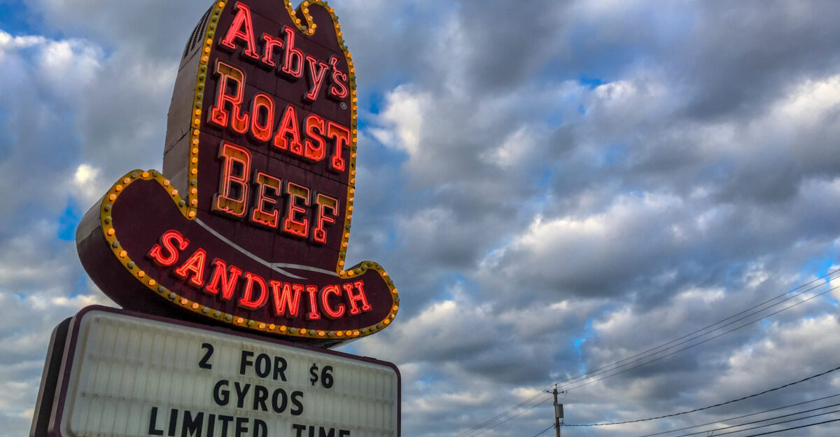 Arby s Big Hat sign Syracuse New York
