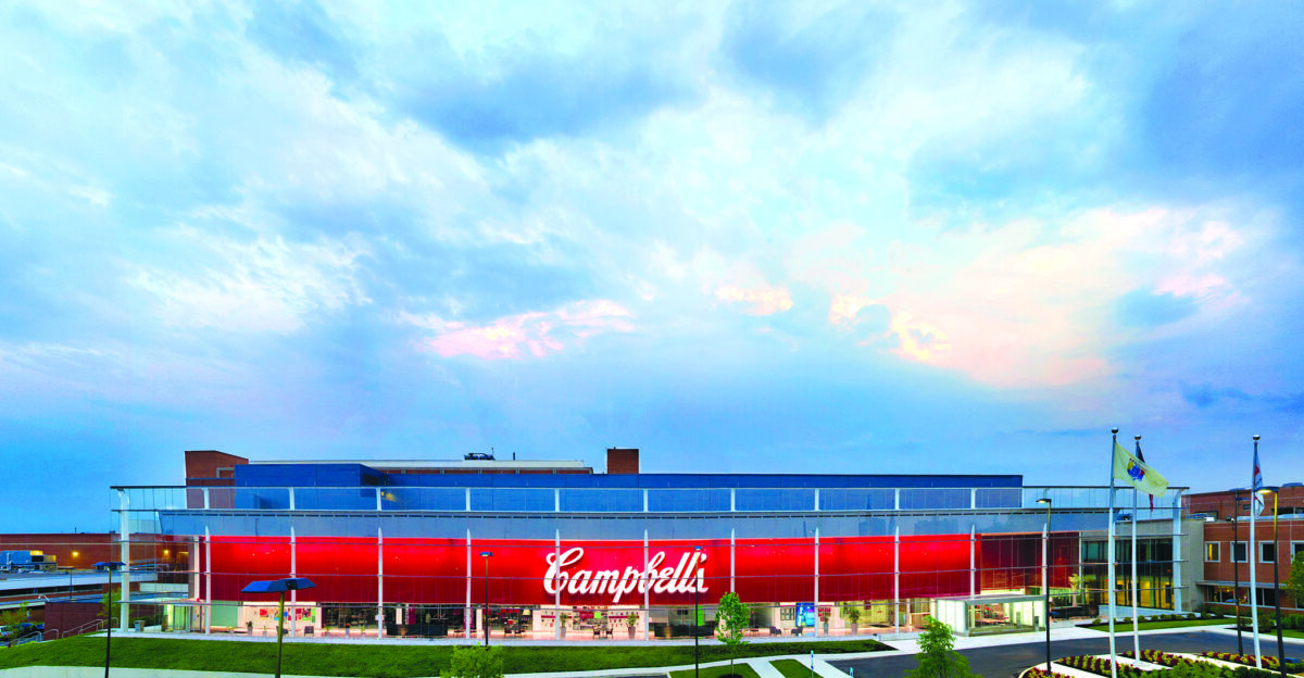 Exterior view of the new World HQ building in Camden N J