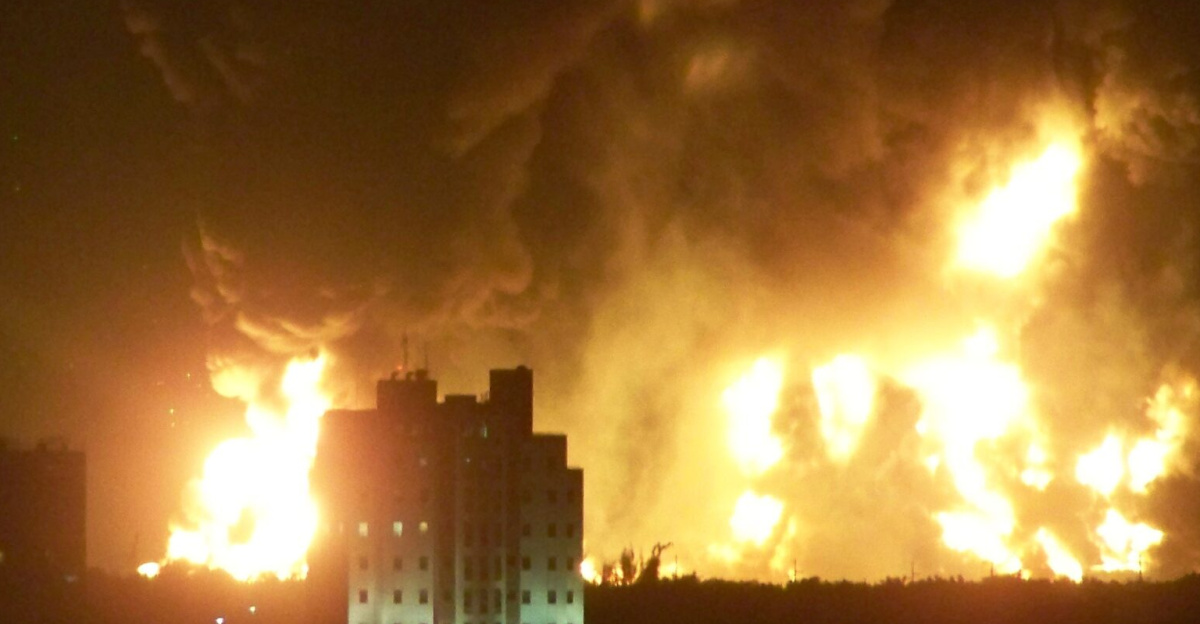 View of the refinery explosion in Catano, Puerto Rico just moments after the initial explosion. Photo was taken from across the bay in Old San Juan.