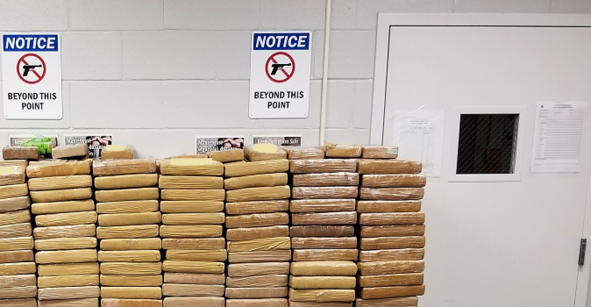 On November 5 U S Customs and Border Protection officers at the Port of Savannah Ga announced a port-record 2 133 pound seizure of cocaine that occurred October 29 2019 Over a ton of cocaine was found in a container of scrap aluminum and copper being shipped from South America to Europe Chris Kennally Area Port Director Savannah addressed members of the press at Custom House