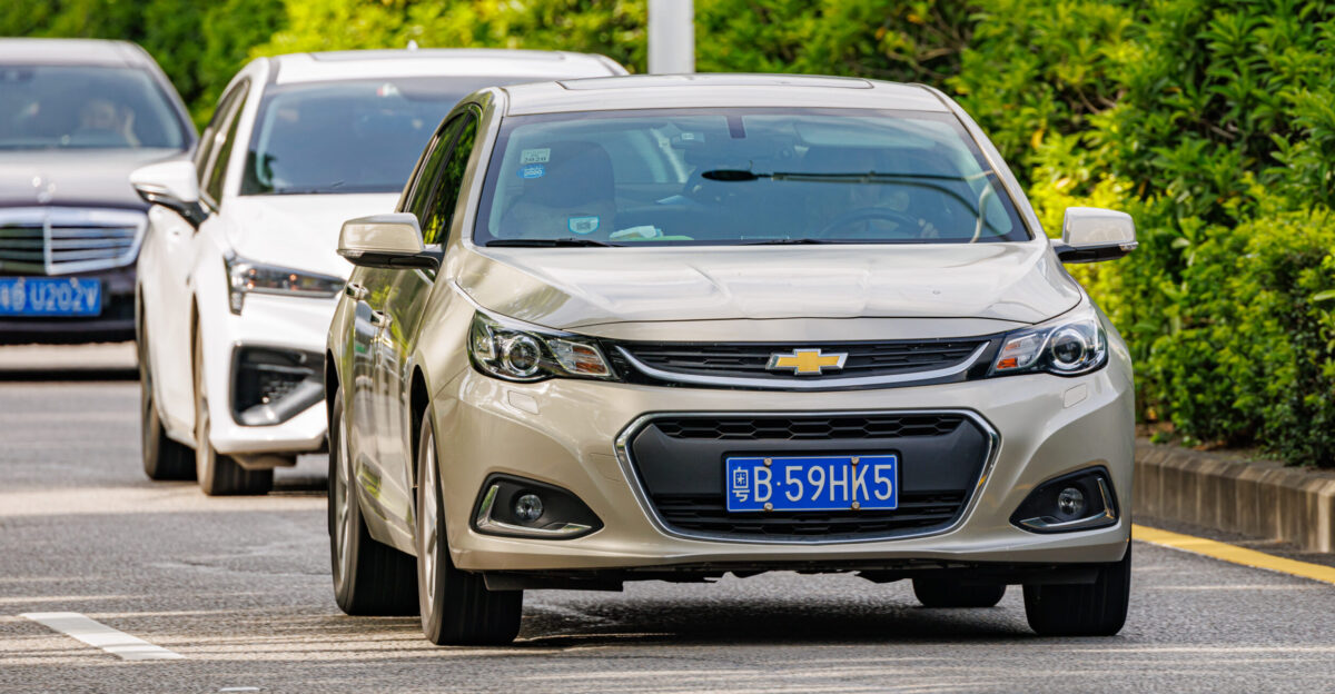 CHEVROLET MALIBU EIGHTH GENERATION China
