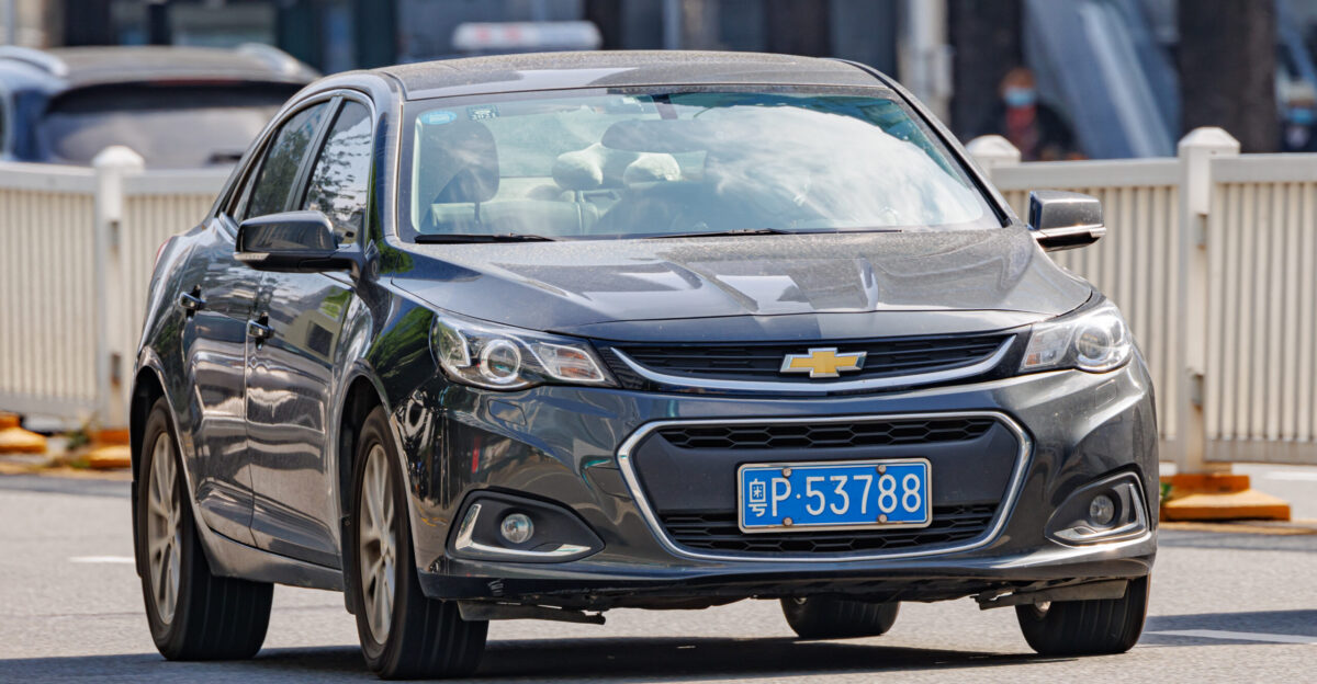 CHEVROLET MALIBU EIGHTH GENERATION China