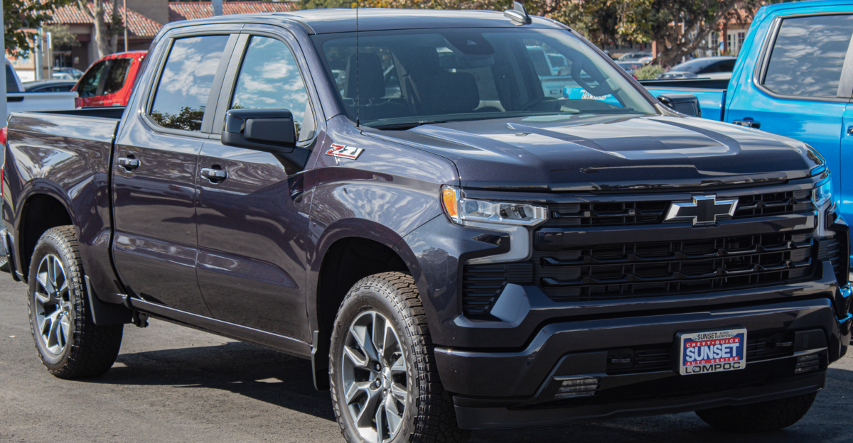 A 2022 Chevrolet Silverado 1500 Z71 I photographed in Lompoc, California