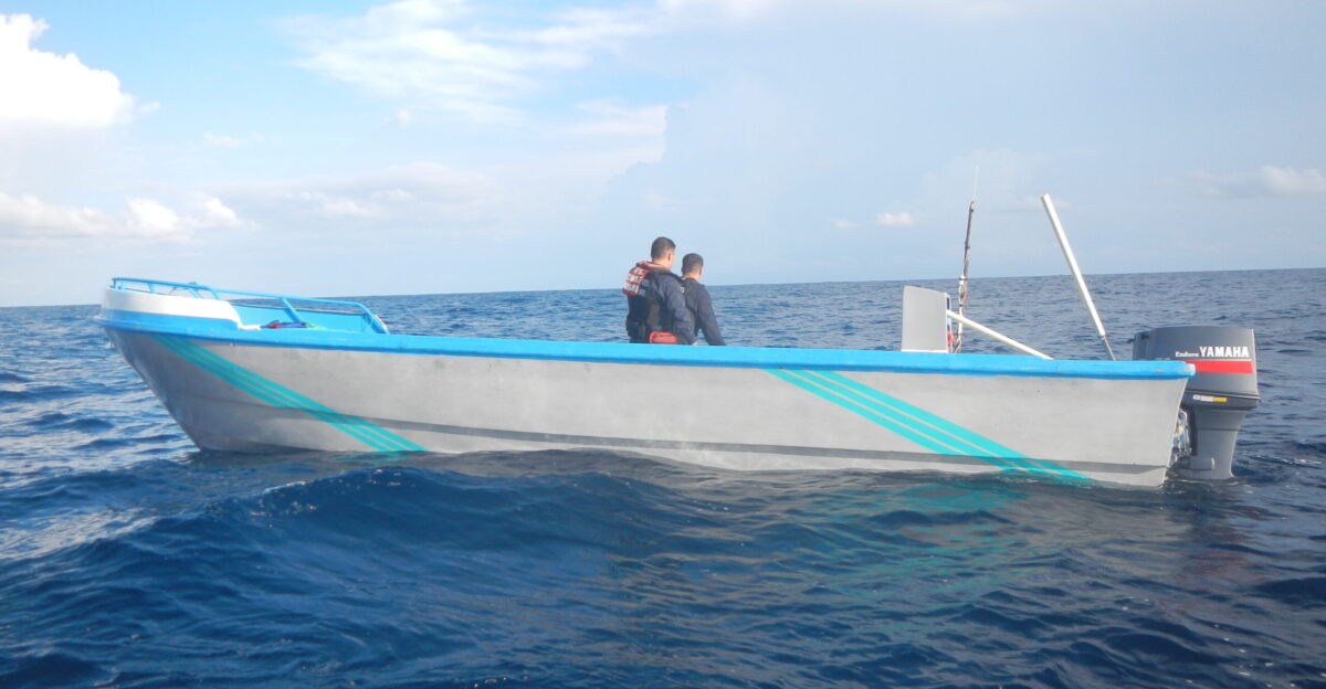 Boarding team members from the Coast Guard Cutter Active inspect a go-fast vessel that was interdicted in international waters with approximately 600 kilograms of cocaine onboard in the Eastern Pacific Ocean The Active is a 210-foot medium endurance cutter with a top speed of 15 knots a range of 6 000 nautical miles and is homeported in Port Angeles Washington U S Coast Guard courtesy of the Coast Guard Cutter Active Unit U S Coast Guard District 13 DVIDS Tags cutter Port Angeles Active smuggling cocaine Pacific Ocean drug bust bricks medium endurance cutter patrol Washington contraband Eastern Pacific international waters Maritime Patrol Craft interceptor boat Noegenesis