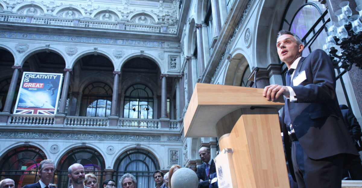 Tim Davie CEO BBC Worldwide Director Global at a Creative Britain event at the Foreign Office in London 14 May 2014