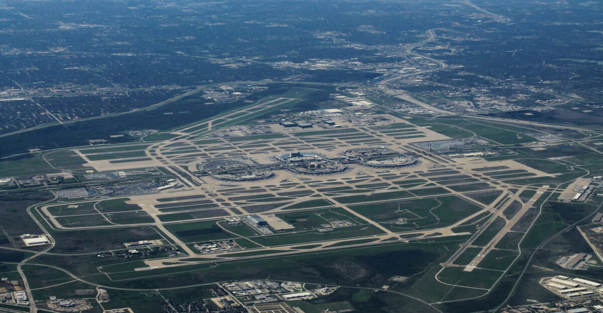 A fly-by before landing at Dallas-Fort Worth International Airport - March 2016 Dallas-Fort Worth International Airport Aerial 50430797863 jpg
