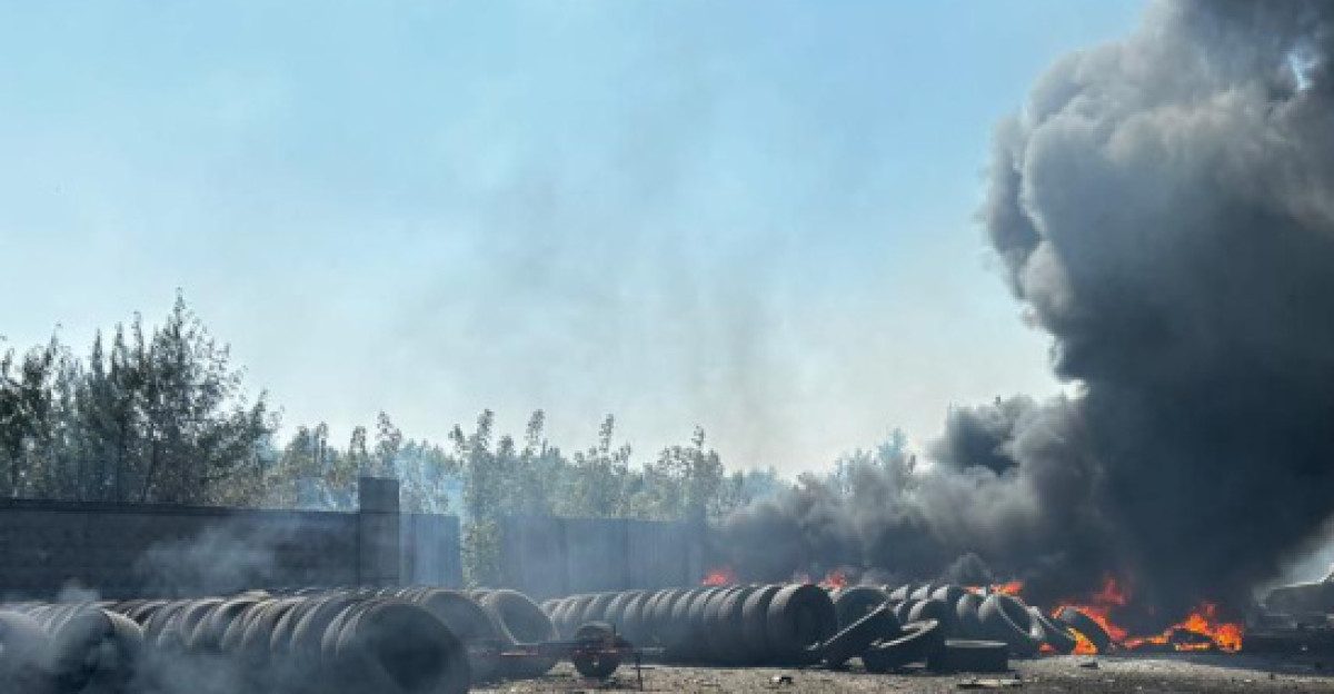 Destructions in Pokrovsk Donetsk region of Ukraine after Russian missile attack on Ukraine on 8 July 2024 A transport company was damaged 3 people died there 2 people were injured 1 2