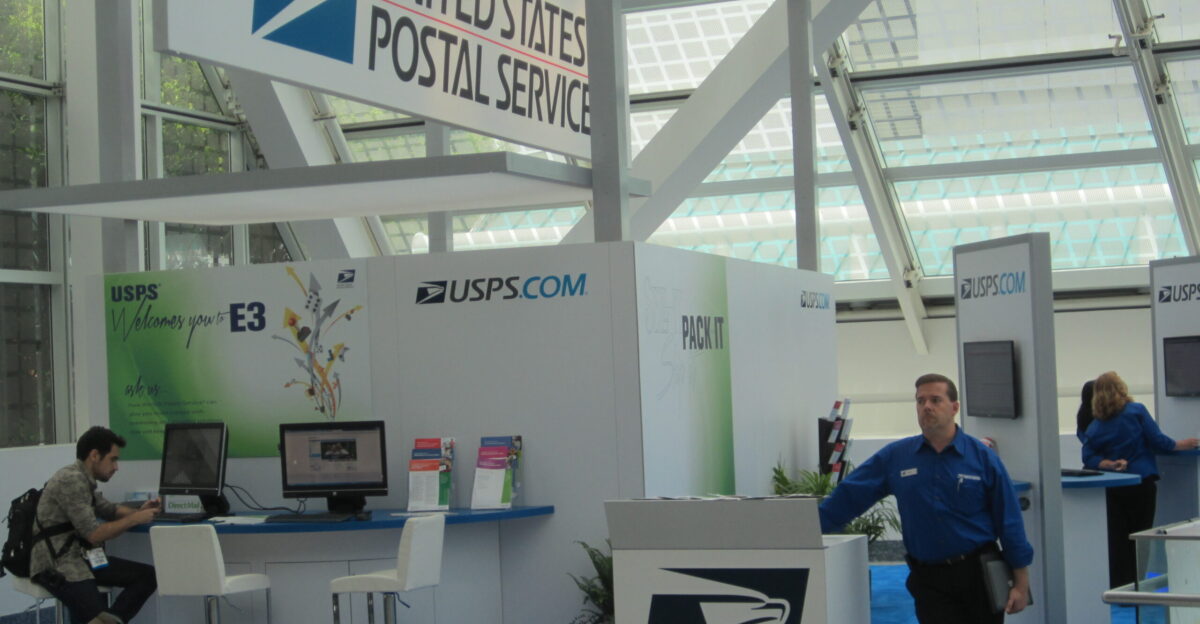 E3 2013 US Postal Service booth