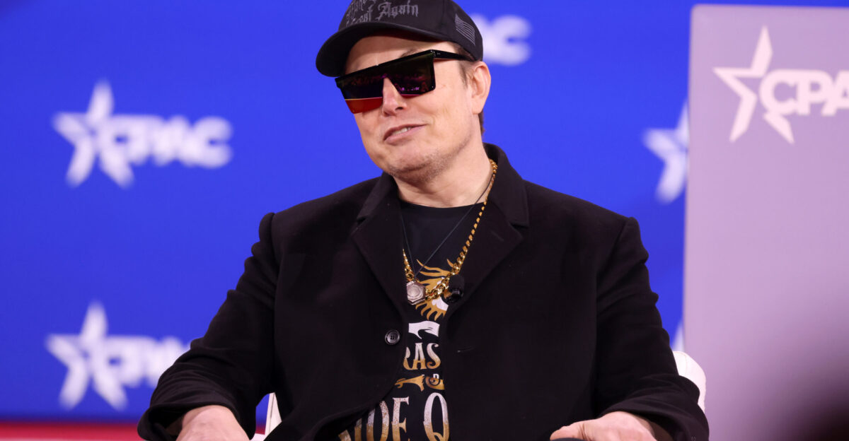 Elon Musk speaking at the 2025 Conservative Political Action Conference CPAC at the Gaylord National Resort Convention Center in National Harbor Maryland Please attribute to Gage Skidmore if used elsewhere