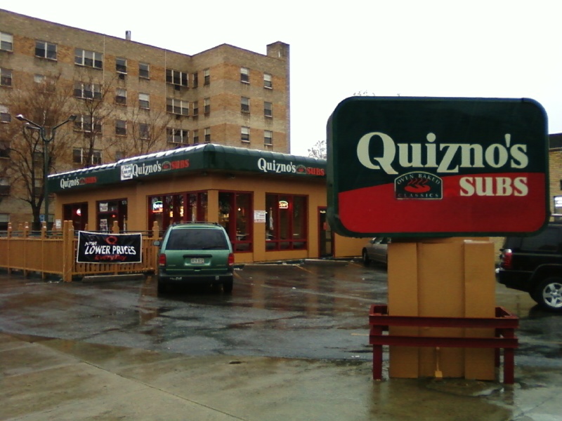 The first Quizno s Subs restaurant a former Sinclair station located in Capitol Hill Denver Colorado