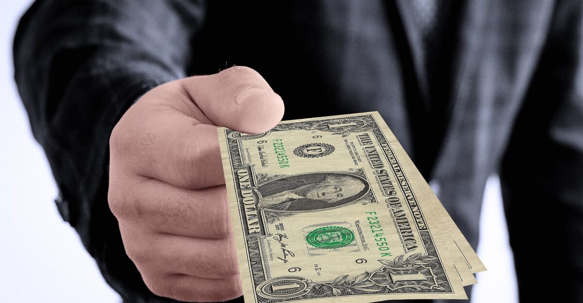 dollar gift hand keep give a gift present presentation offer services hand over businessman businesswoman men s suit office bag sack nicholas santa claus currency money wealth company bribery severance pay donation dollar offer bribery bribery bribery donation donation donation donation donation