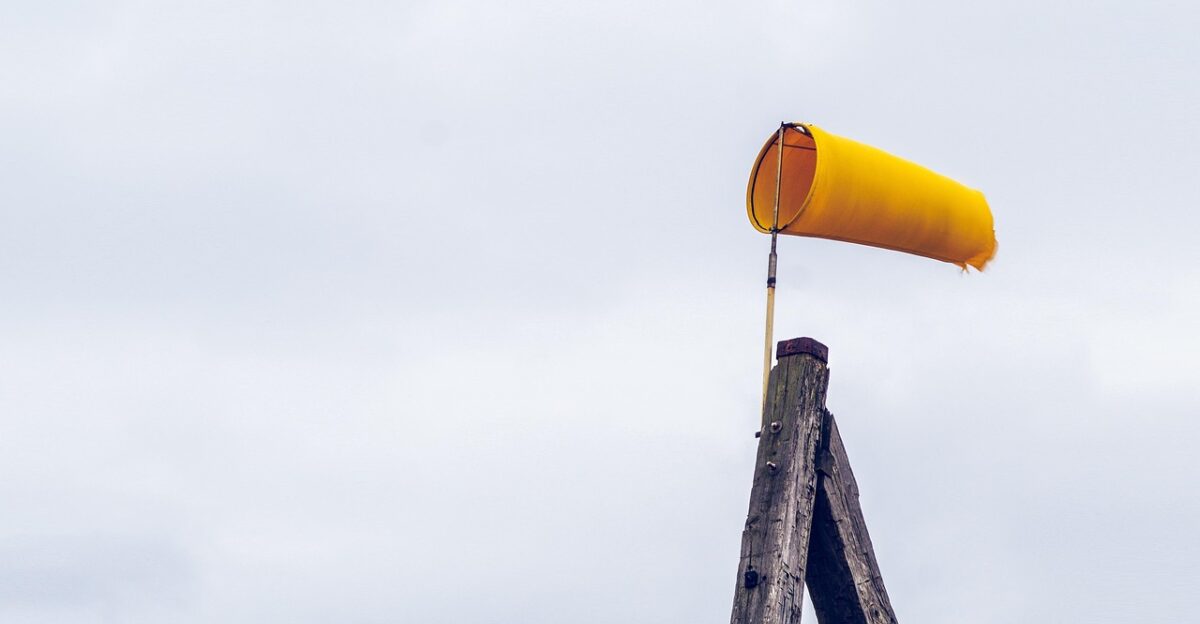 wind anemometer windy gauge meteorological speed direction instrument measure meteorology southwest yellow clouds weather scenic geology hurricane tornado storm weather alert nature bad weather climate