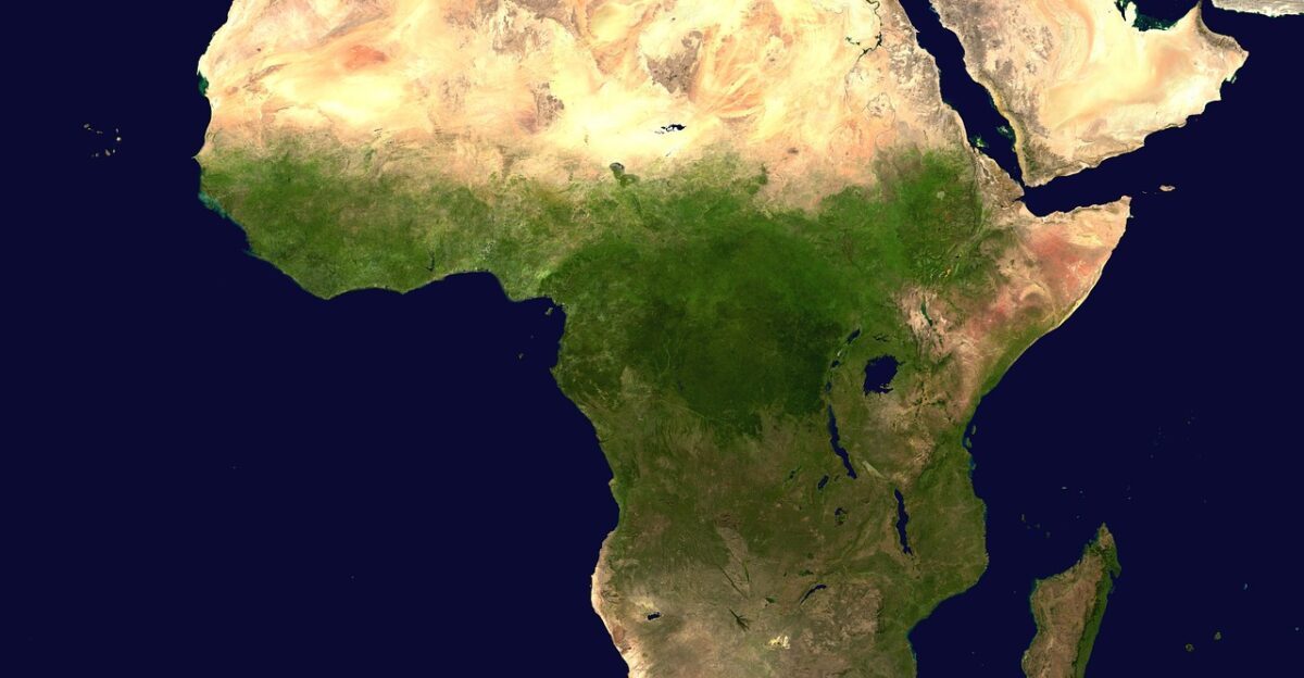 africa continent map of africa aerial view geography map satellite image atlantic indian ocean earth africa africa africa africa africa