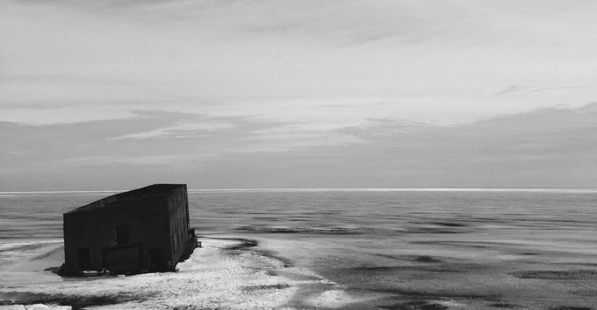 winter nature ice lake duluth lake superior cold gray lake