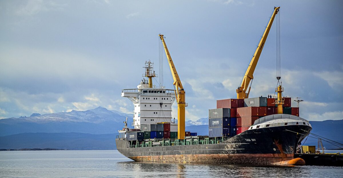ship cranes loading dock port pier machinery heavy machinery cargo nature cargo ship shipping shipping industry freight freight transport freight ship sea ocean water travel voyage argentina transport transportation infrastructure
