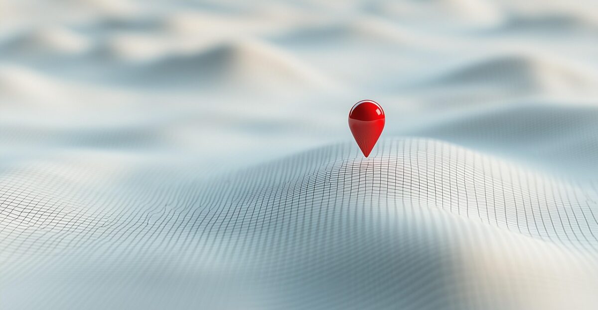 ai generated location marker pin map navigation digital grid coordinates icon gps location identification sign metaverse virtual simple minimal modern landmark instruction pointer geography position area point