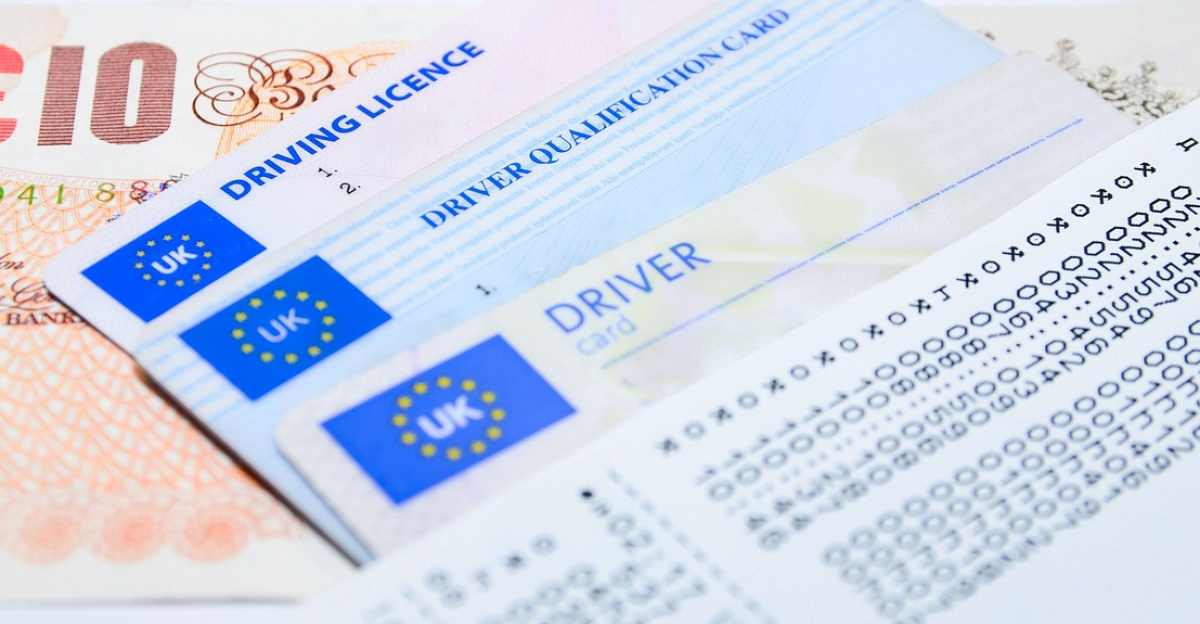 digital print, truck driver, kilometers, printed, driving record, driver's rest, tacho, tachograph, driving time, working time, driving time printout, driver card, driver's certificate, 10 pounds banknote, driving license, driving license, driving license, driving license, driving license, driving license