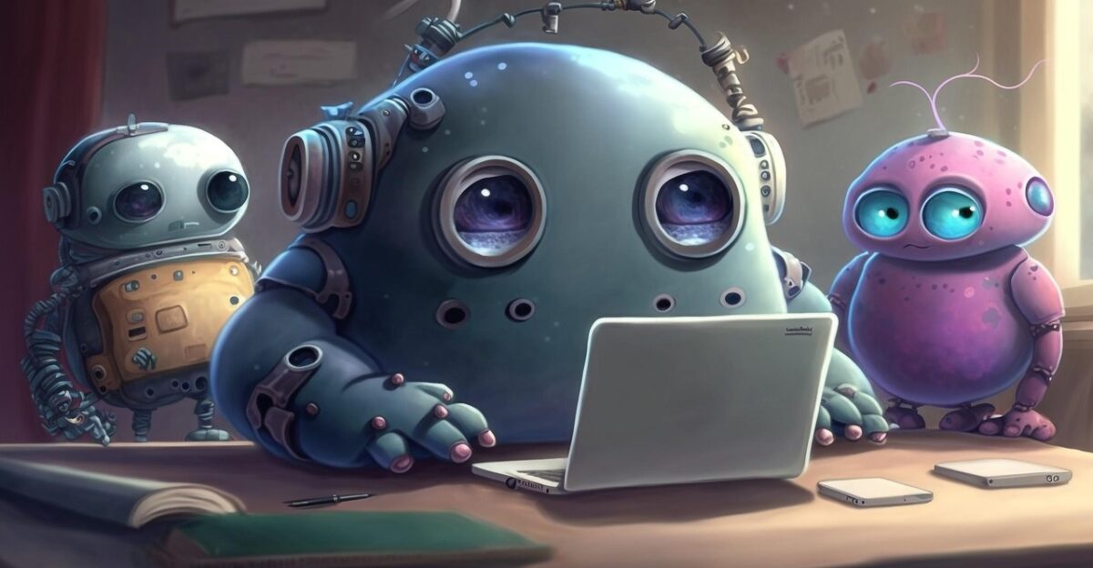 ai-generated monster robot future chatbot chatgpt prompt to learn cute laptop internet office desk chatbot chatbot chatbot chatgpt chatgpt chatgpt chatgpt chatgpt