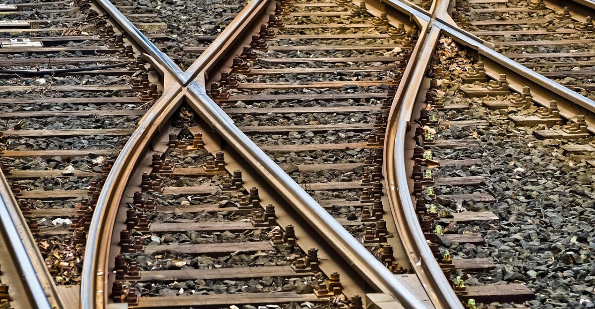 rails soft tracks railroad railroad line train rail stole transport system traffic travel tram track bed gravel train train train train train