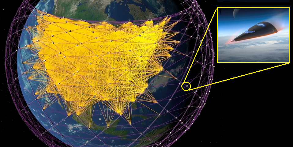 Golden Dome a global missile defense system similar to Brilliant Pebbles with hypersonic interceptor weapons staged in orbit