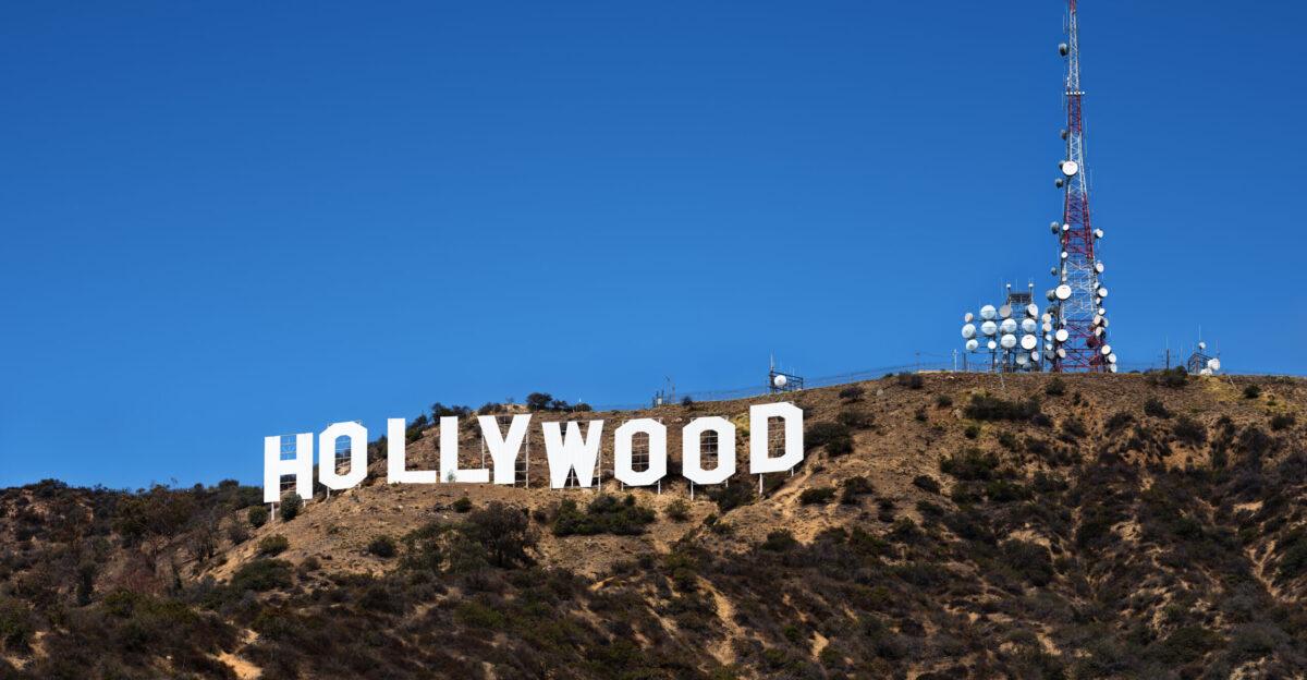 Hollywood Sign in Los Angeles California This view can be seen in the Columbo tv-series episode Ashes to Ashes 1998
