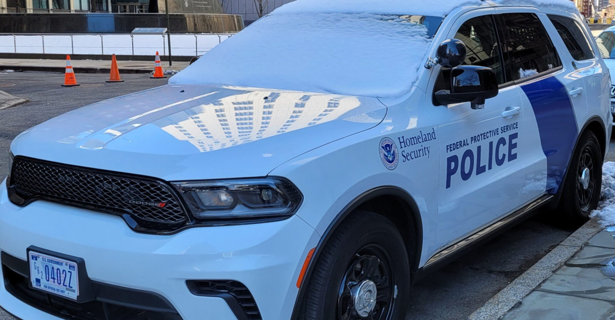 Homeland Security Vehicle in New York City, February 2024