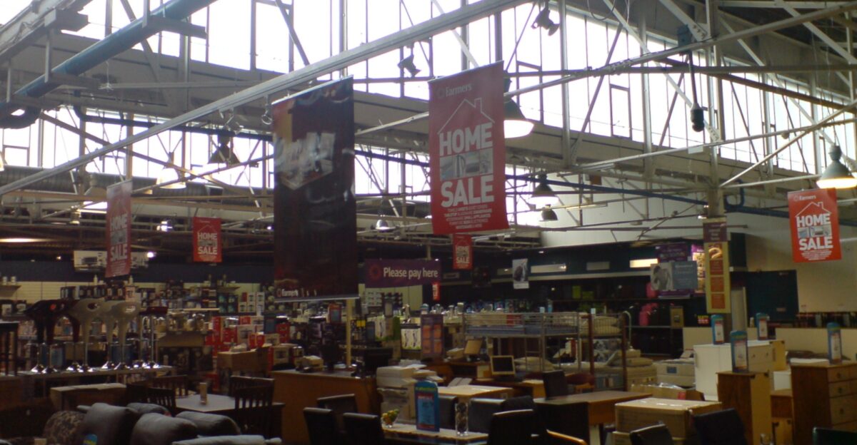 The inside of the Farmers department store in Auckland City New Zealand Geo-location is only the location of the general building